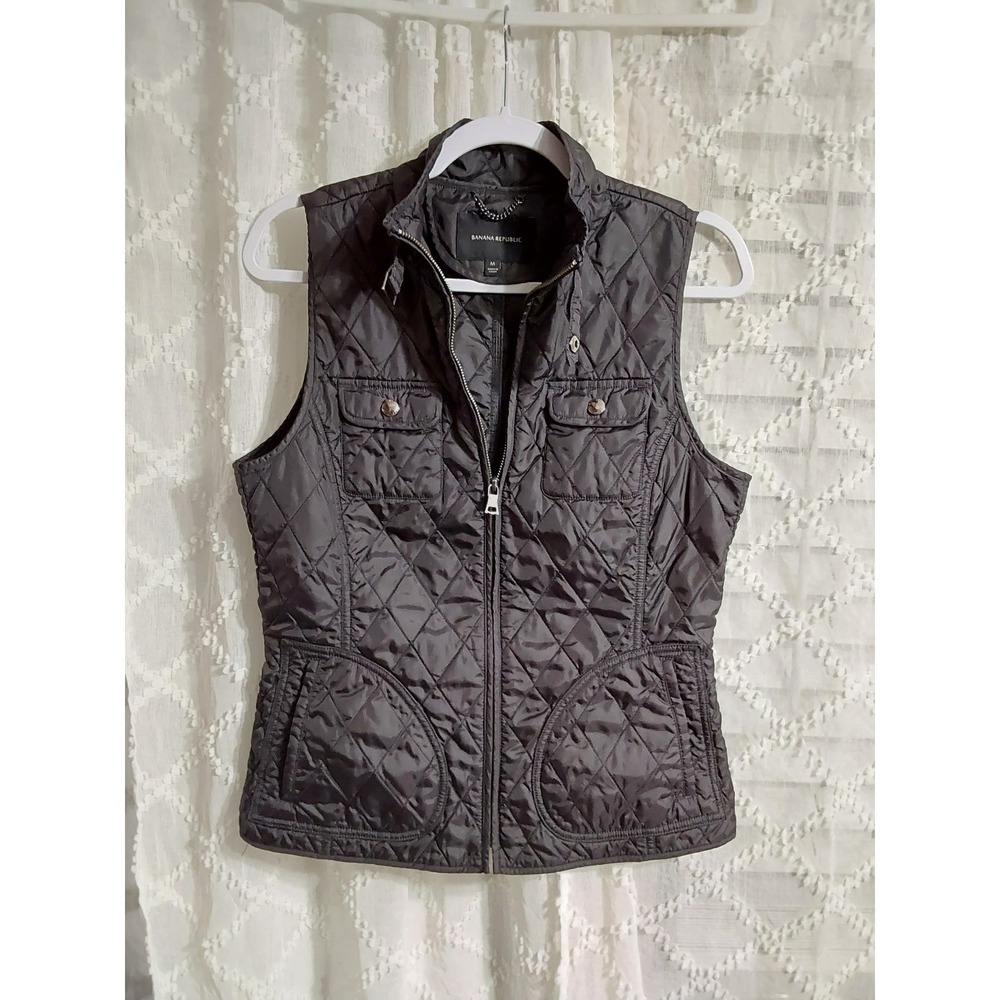 Banana Republic Quilted Vest Women's‎ Size M